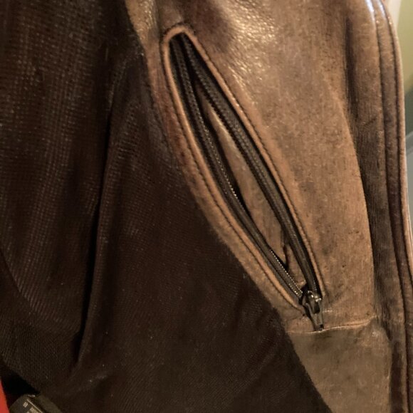 Hard to Find Vintage Harley Davidson Women's Distressed Leather Racing Jacket - Picture 8 of 11